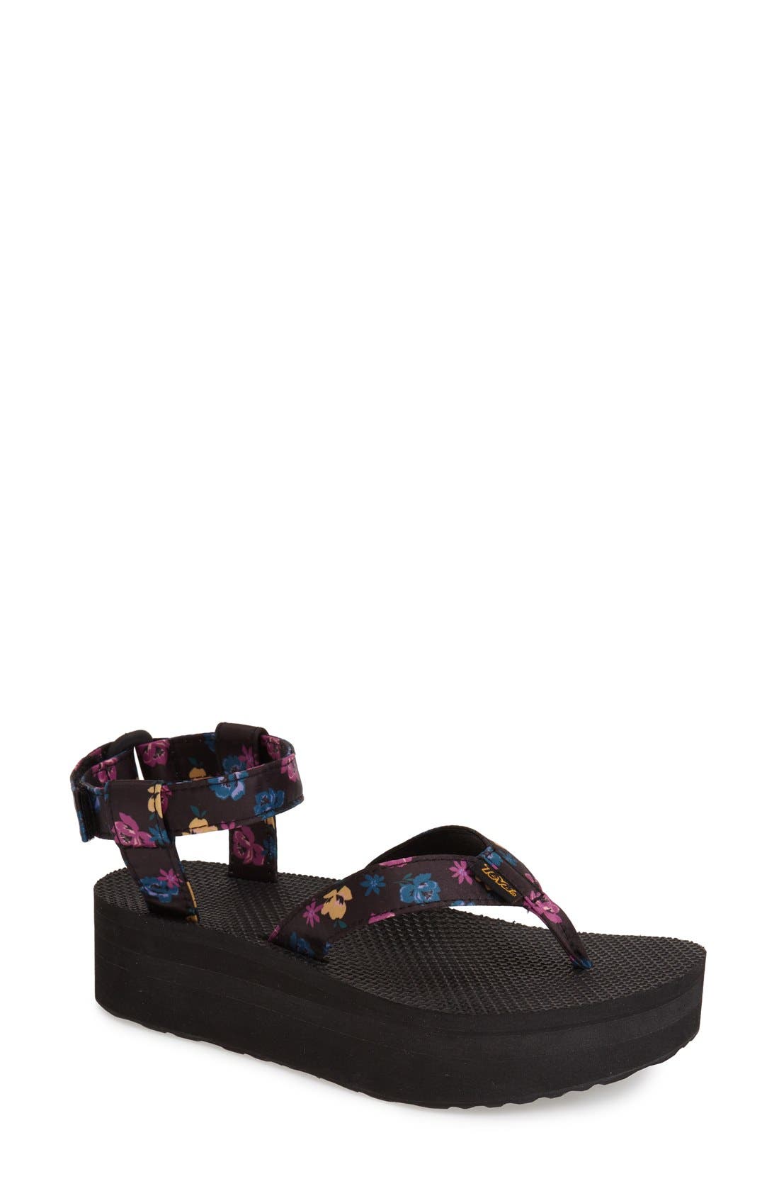 teva flatform thong sandals