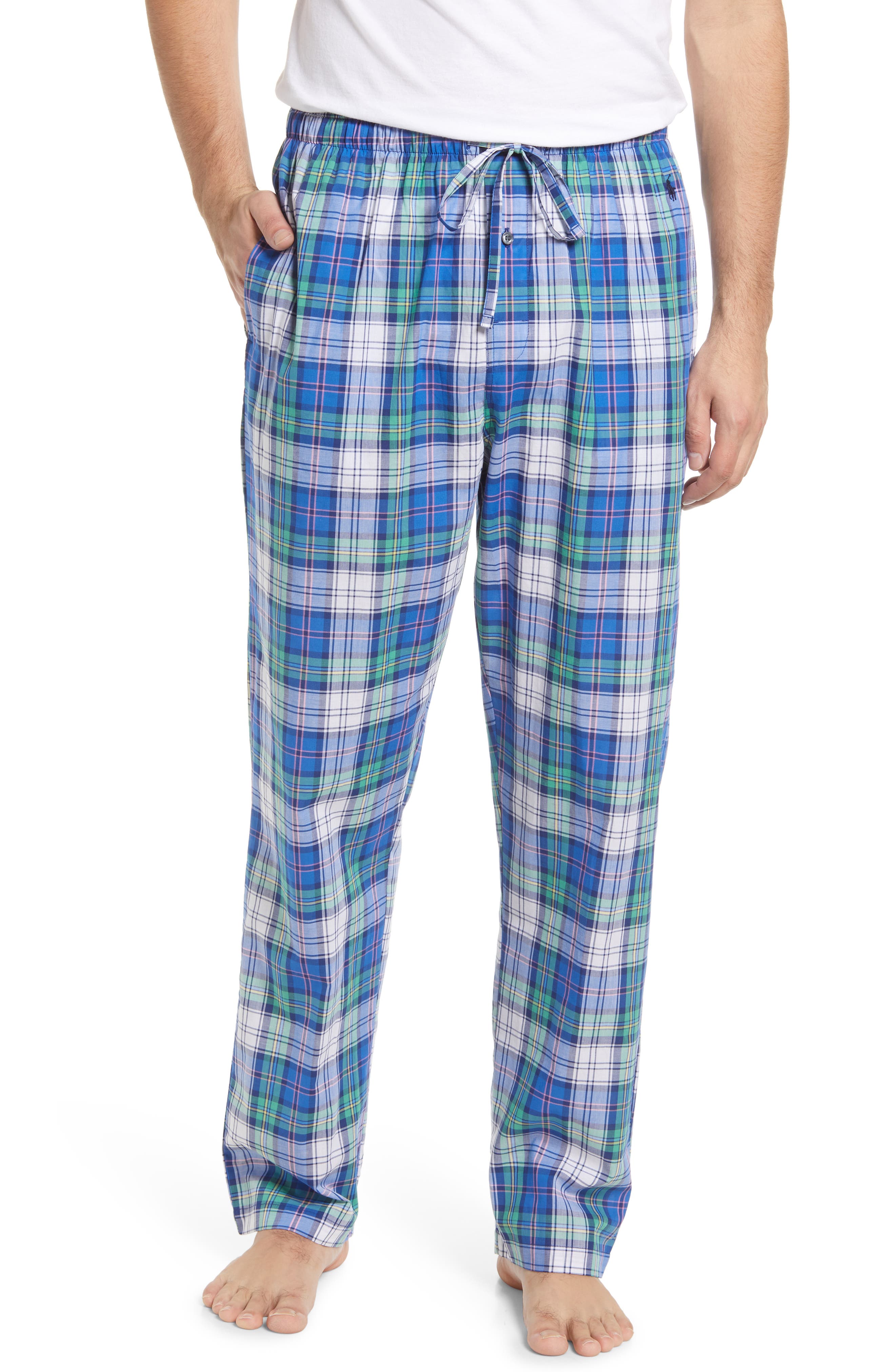 Polo Ralph Lauren Men's Conley Plaid Woven Cotton Pajama Pants Nordstrom