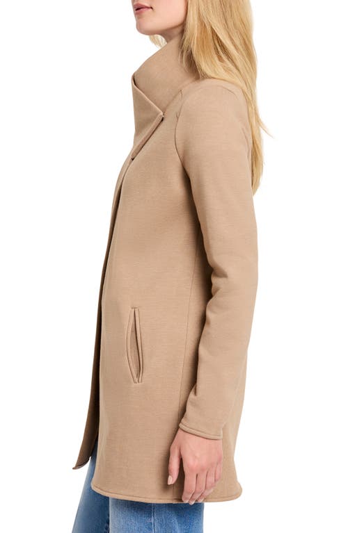 Shop Nic + Zoe Nic+zoe Around Town Open Front Knit Jacket In Mochachino