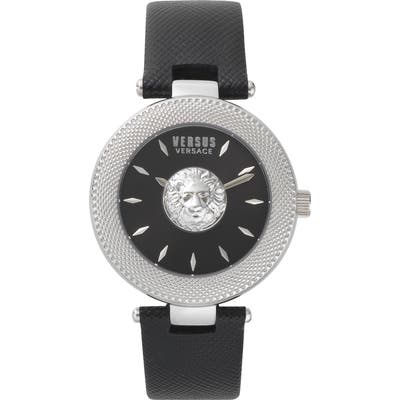 Versus Versace Brick Lane Leather Strap Watch, 40Mm