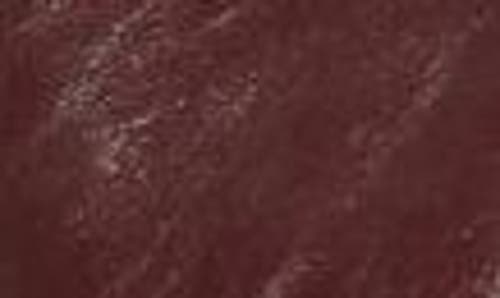 Chloé Glossy Lambskin Leather Jacket In Deep Mahogany