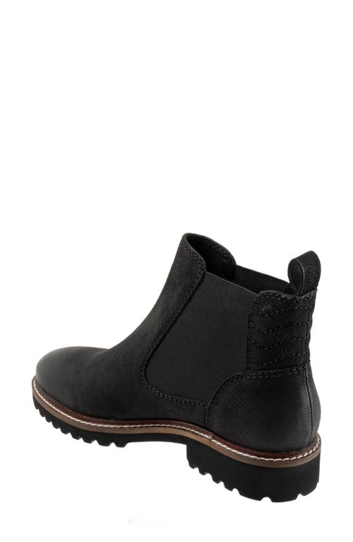 Shop Softwalk ® Indy Chelsea Boot In Black Nubuck