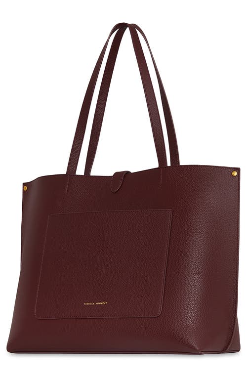 Shop Rebecca Minkoff Megan Leather Tote In Port