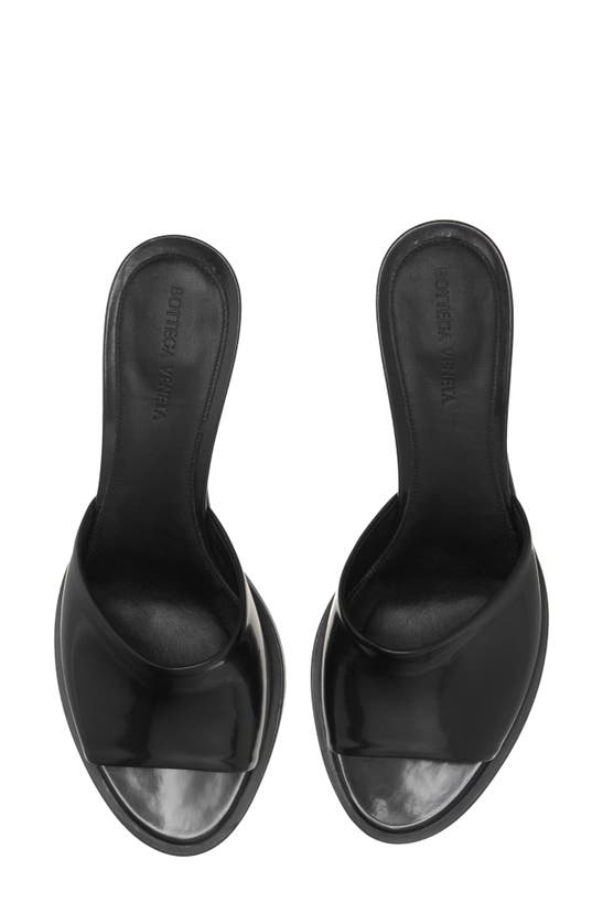 Shop Bottega Veneta Cha-cha Kitten Heel Slide Sandal In Black