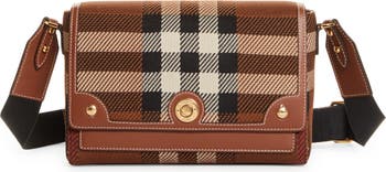 Burberry Medium Note Check Crossbody Bag | Nordstrom