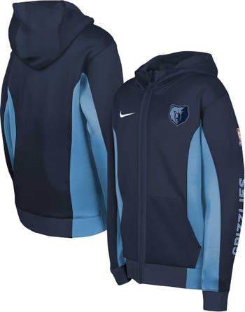 Memphis Grizzlies Nike Youth Showtime Performance Full-Zip Hoodie - Navy