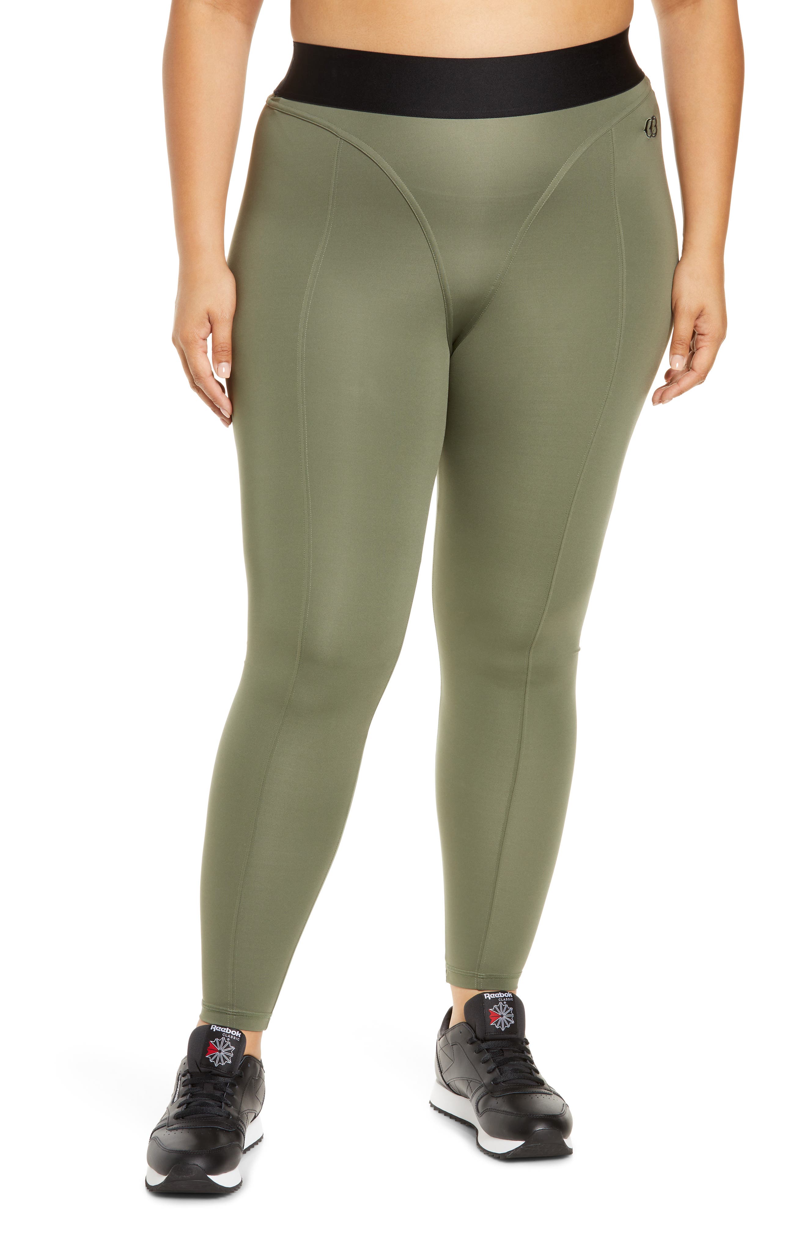 green compression leggings