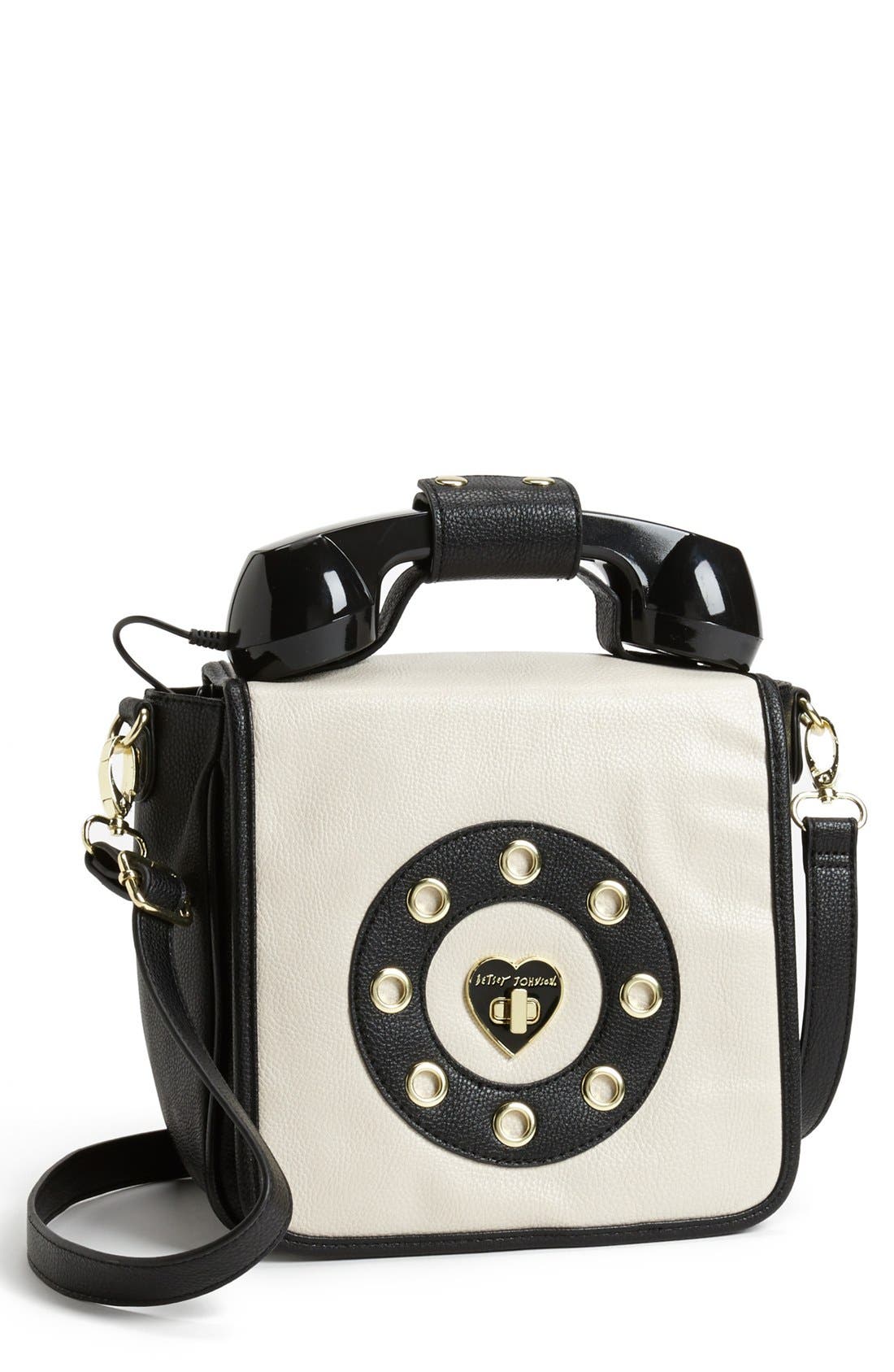 betsey johnson phone crossbody