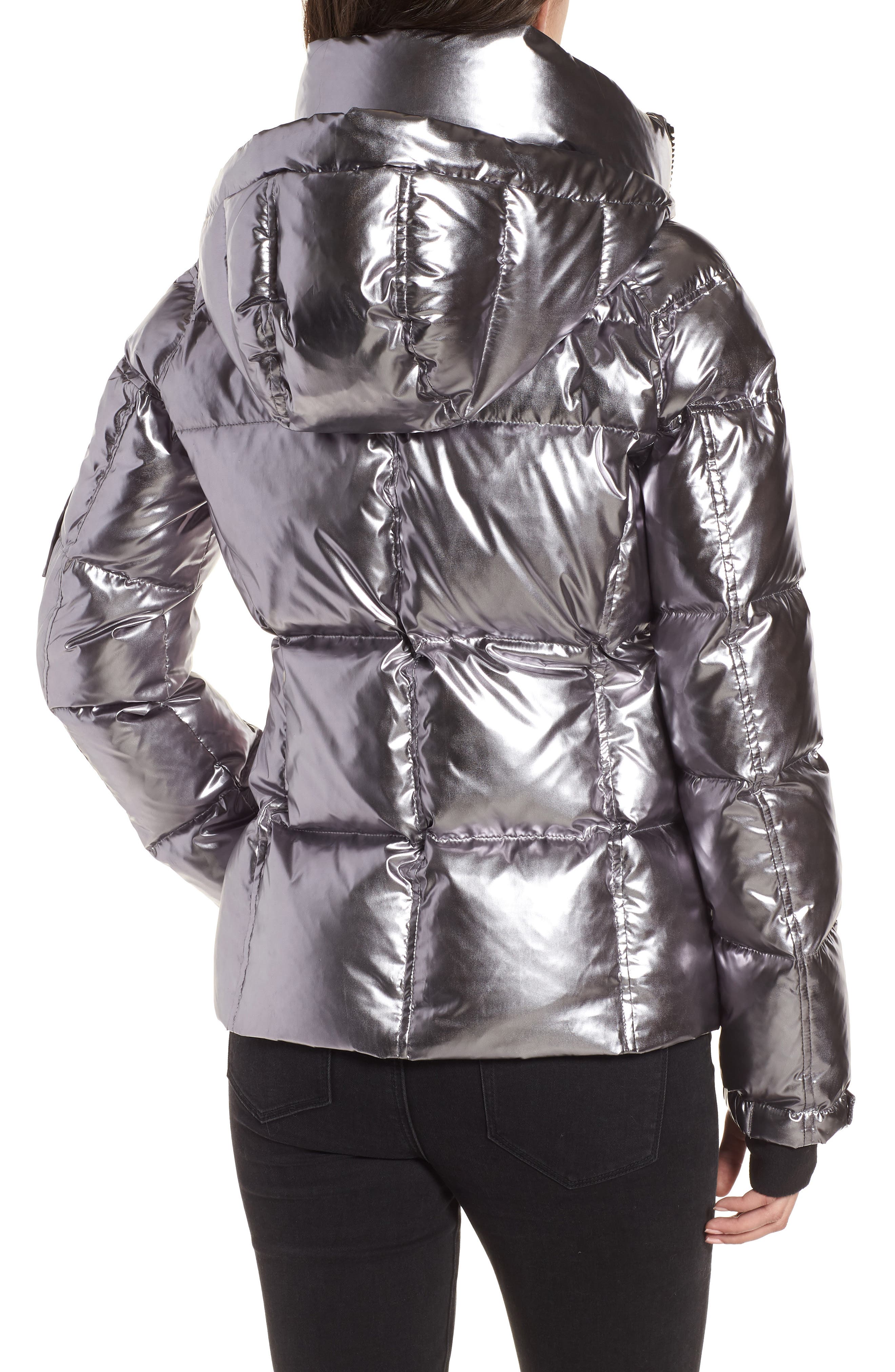 kylie down & feather puffer jacket s13