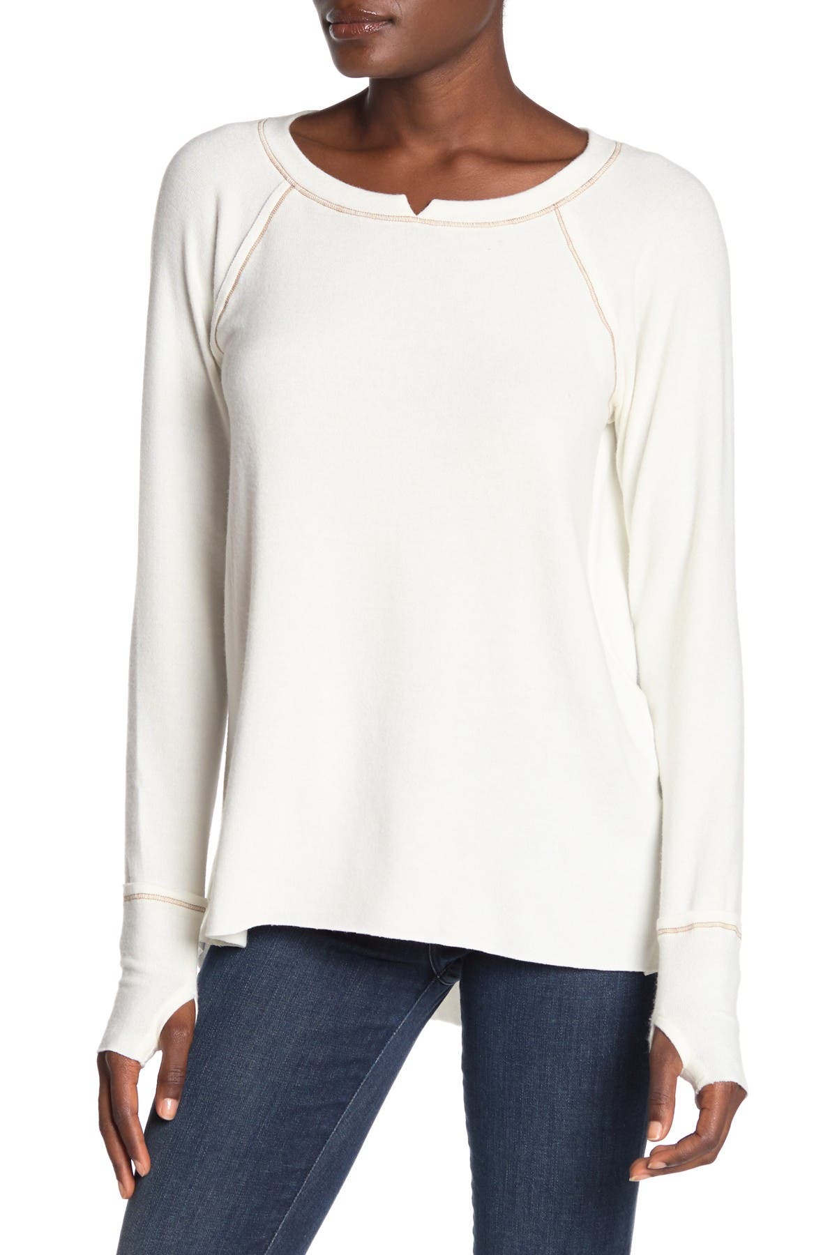 high low long sleeve shirt