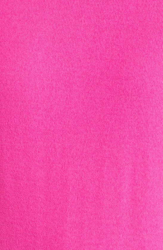 Caslon Wool Blend Crewneck Sweater In Pink Neon