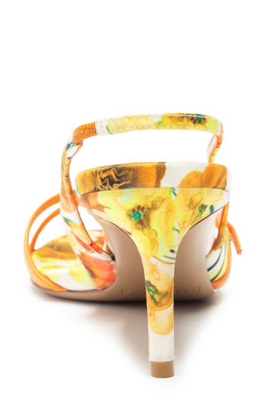 Shop Alexandre Birman Maia Slingback Sandal In Custard/ Yellow