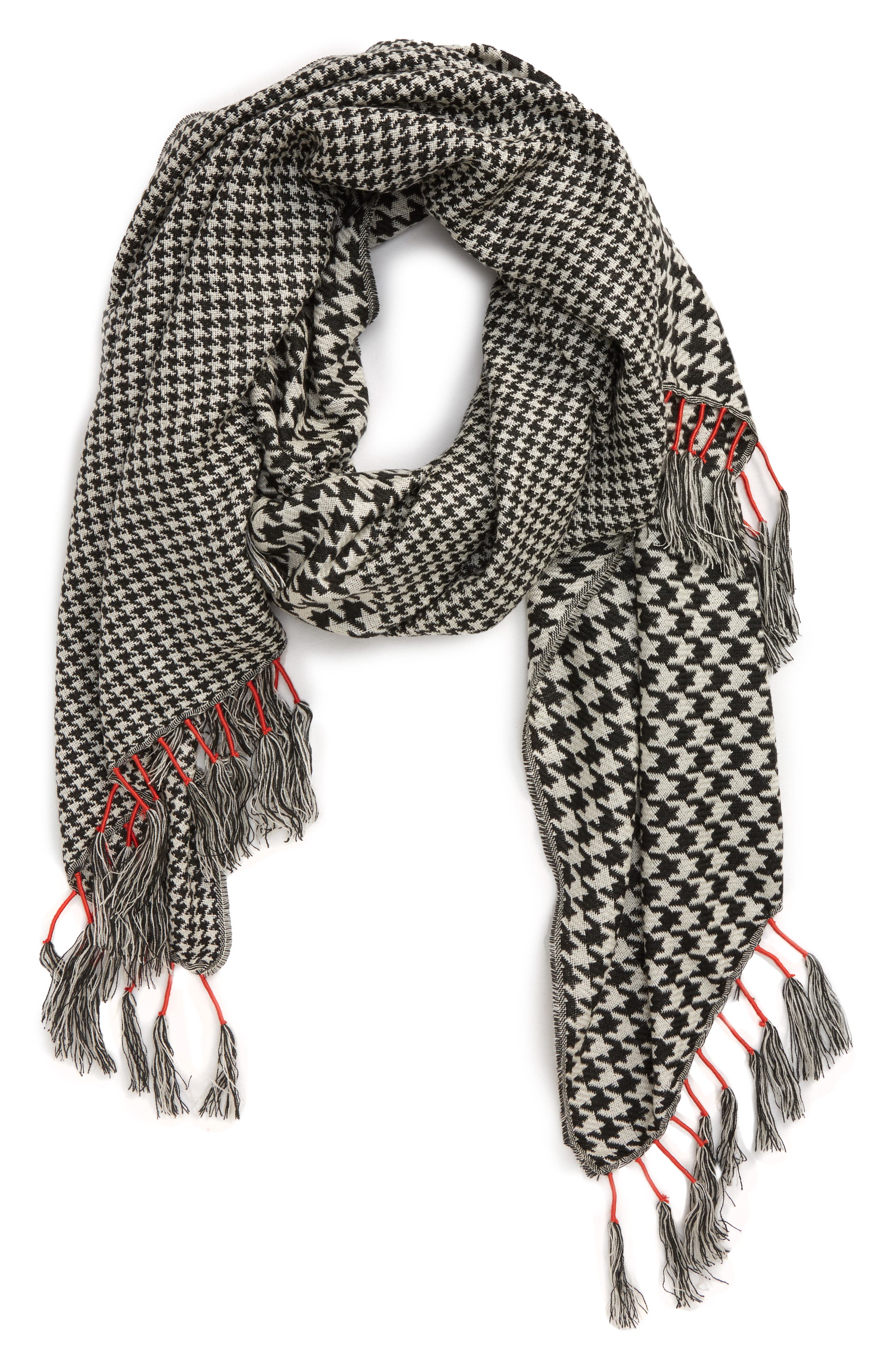 rag & bone mixed check scarf