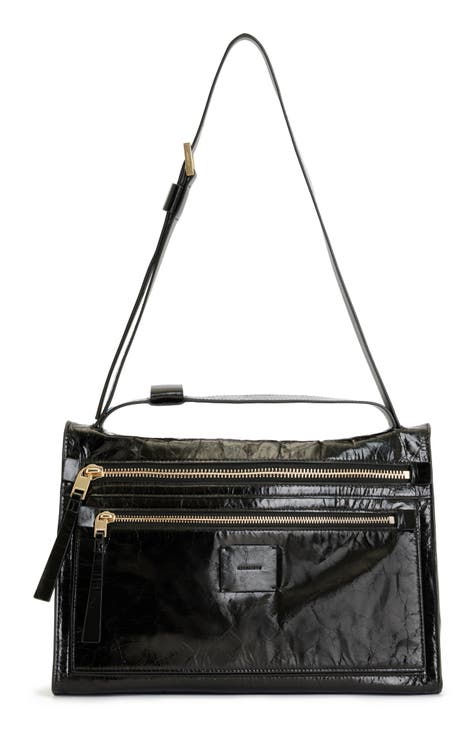 Gradient PU Leather Handbag - Melanie Grace Boutique