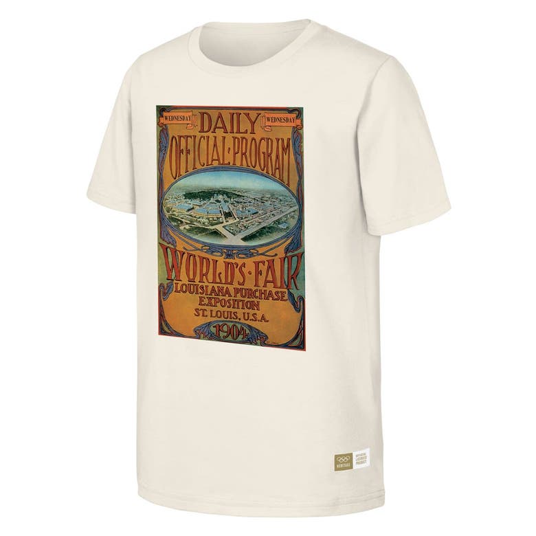 Shop Outerstuff Natural 1904 St. Louis Games Olympic Heritage T-shirt