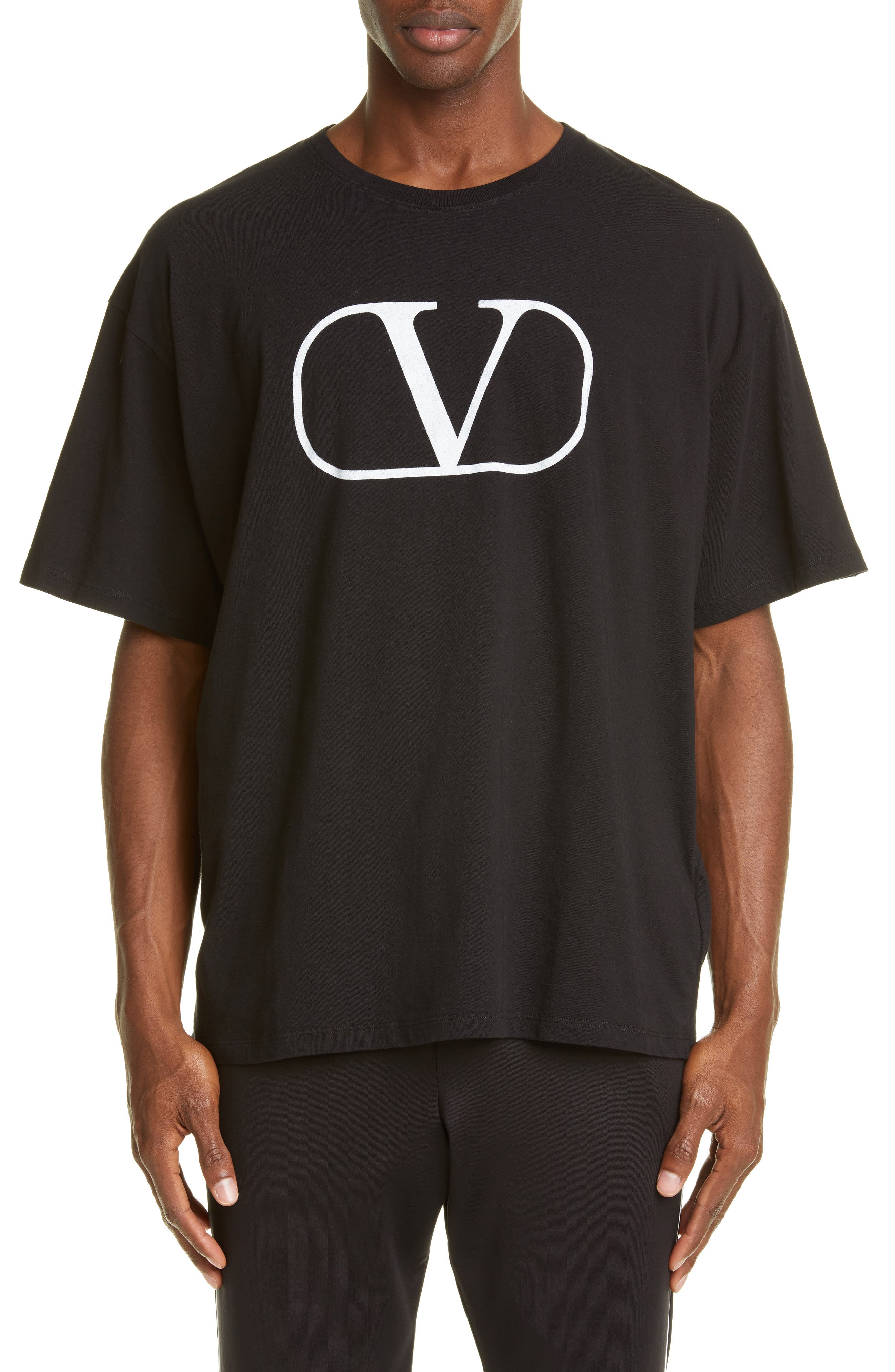 shirt with v logo