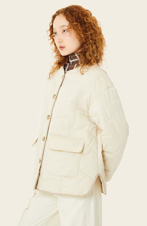 Shop Find Me Now Mica Quilted Jacket In Warm Sand