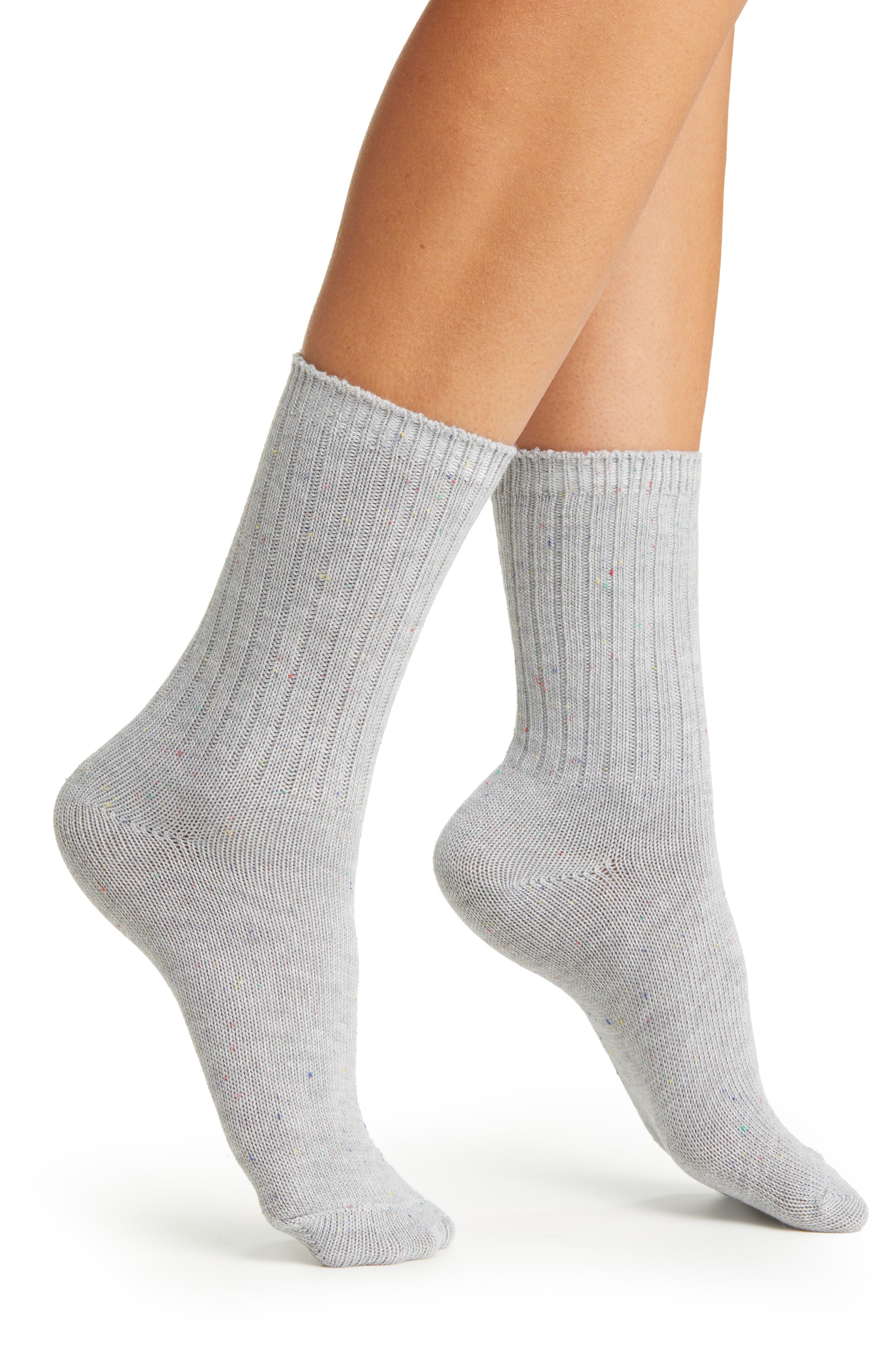Grey Raey Ribbed Cashmere-blend Socks in Light Grey Womens Clothing Hosiery Socks 