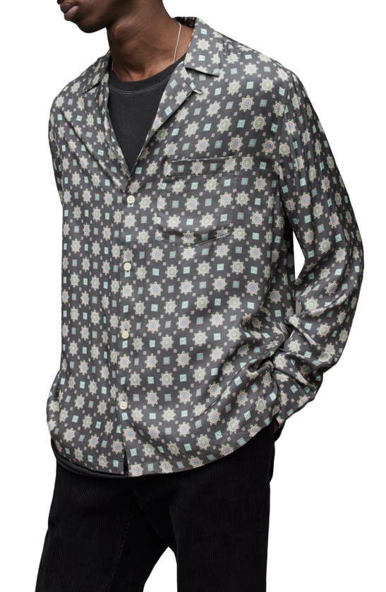 AllSaints 'Emblem' patterned shirt, Men's Clothing