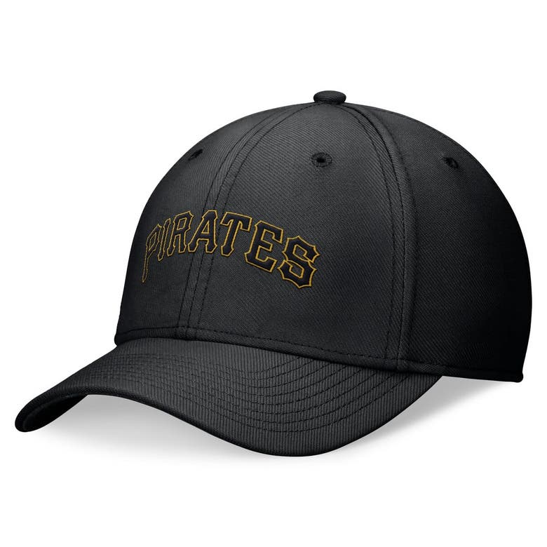 Shop Nike Black Pittsburgh Pirates Evergreen Performance Flex Hat
