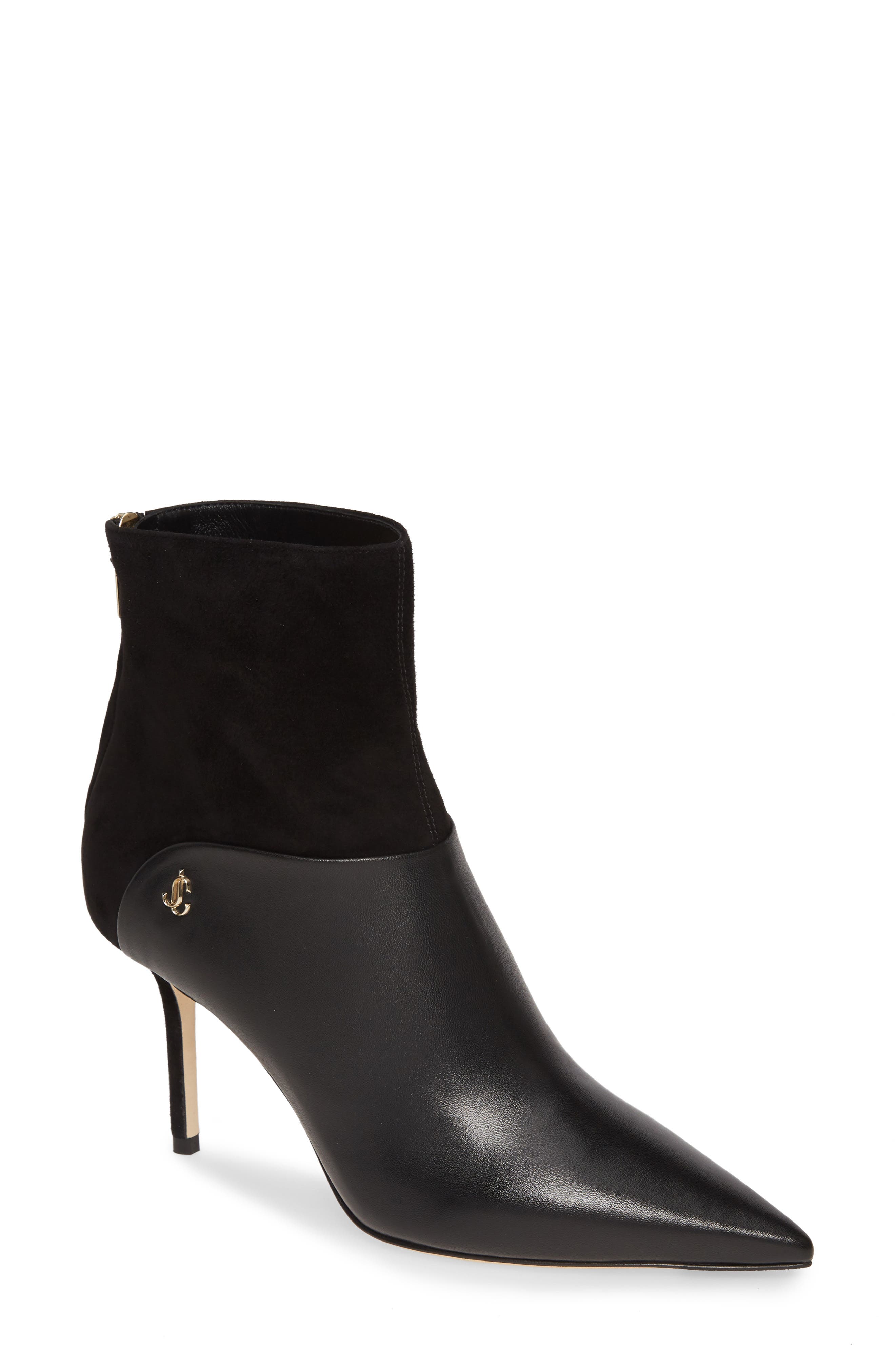 Jimmy Choo Beyla Pointy Toe Bootie - Black