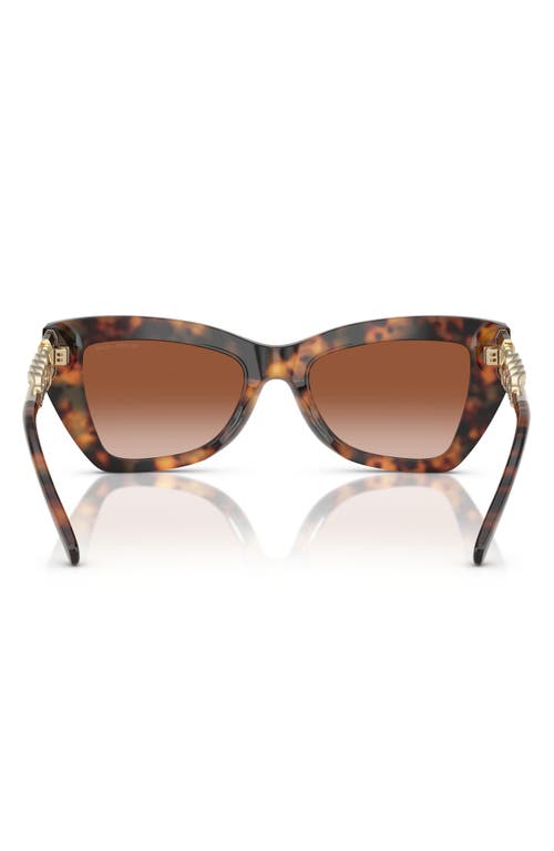 Michael Kors 52mm Butterfly Sunglasses In Brown Grad