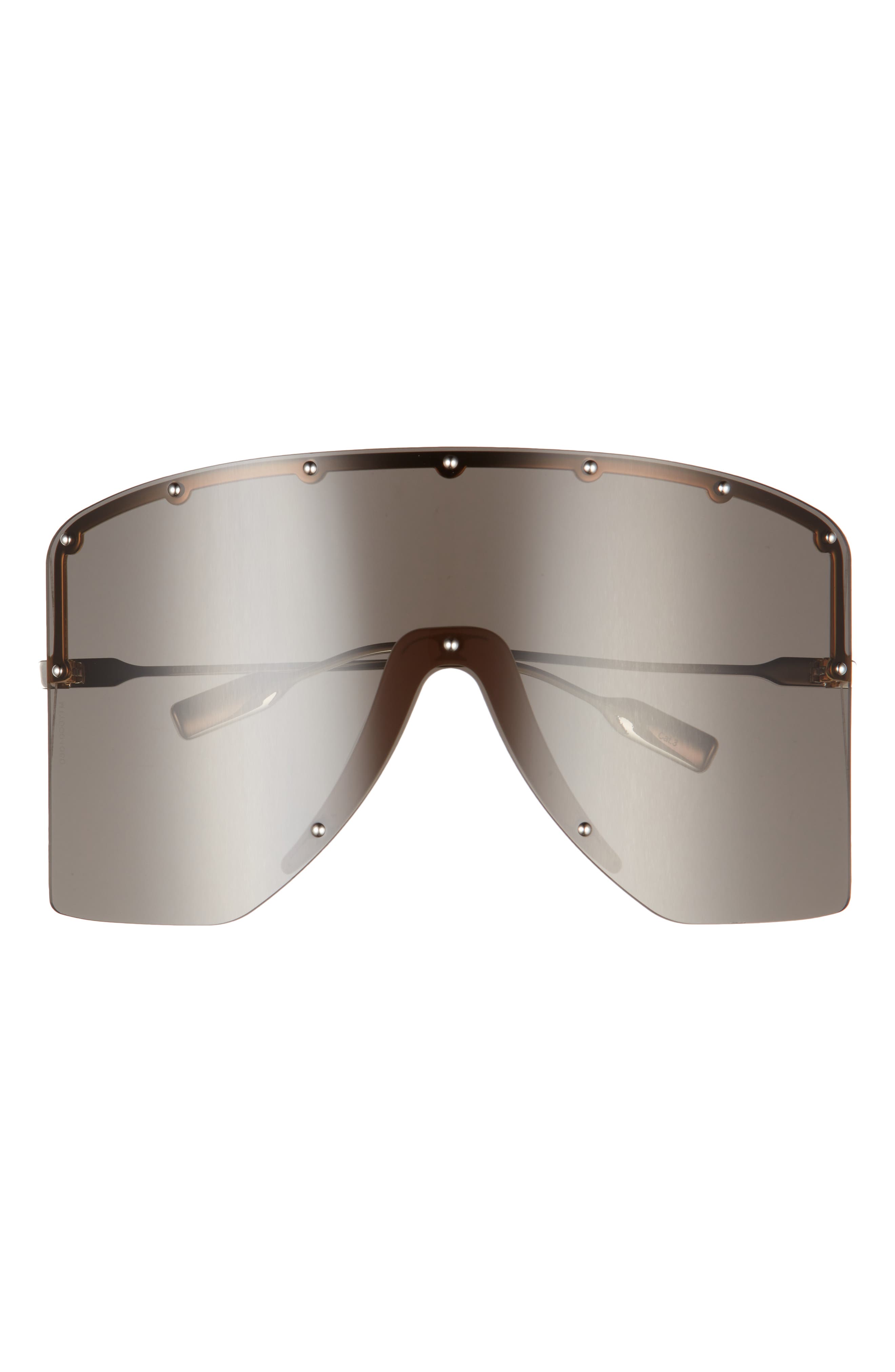 gucci 99mm shield sunglasses