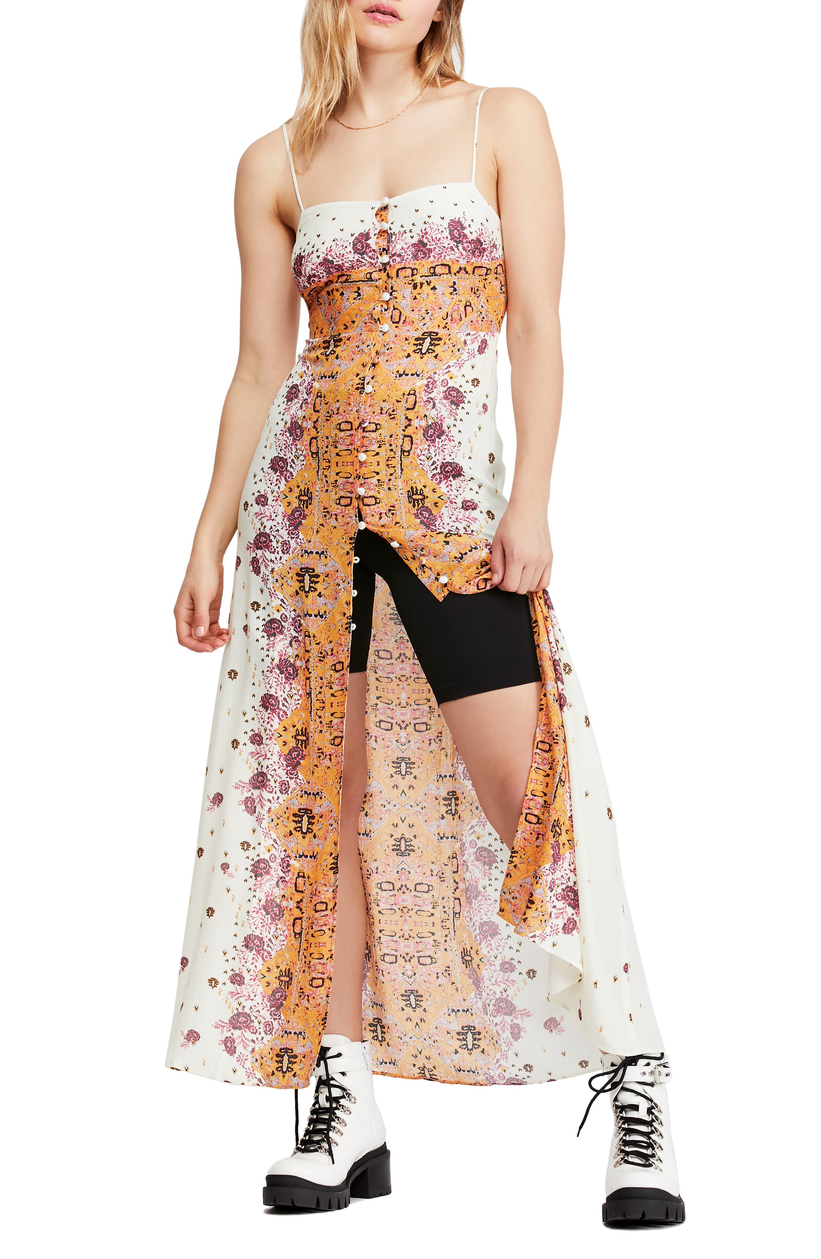 morning song printed maxi slip