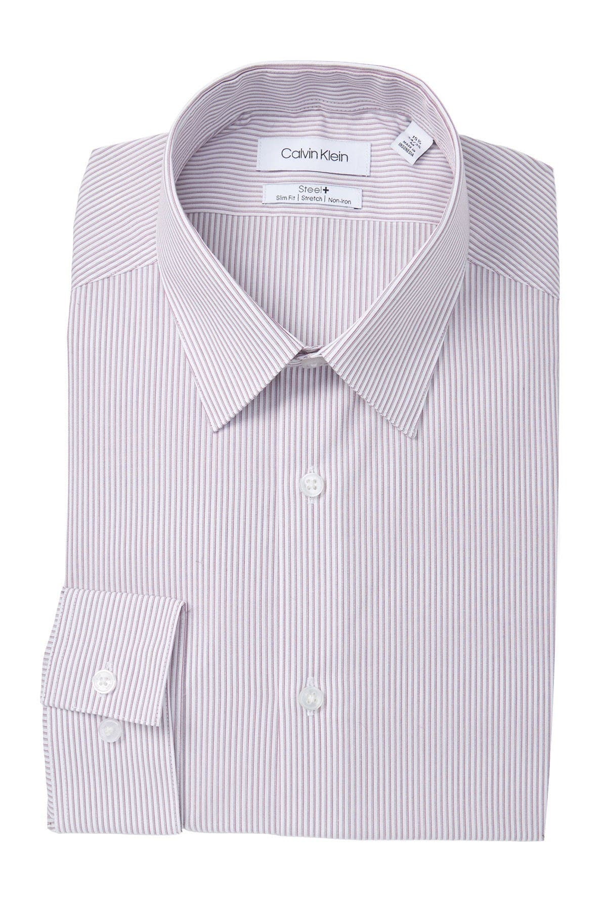 calvin klein slim fit stretch dress shirt