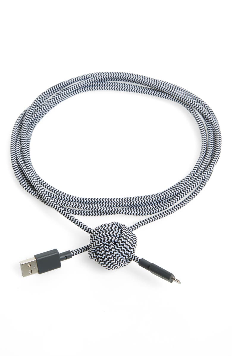 NATIVE UNION Night Lightning Cable, Main, color, Black