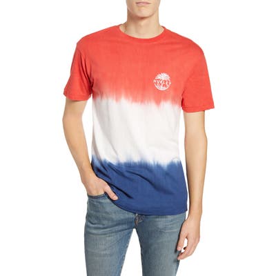 Hurley Usa Palmer Tie Dye T-Shirt, Red