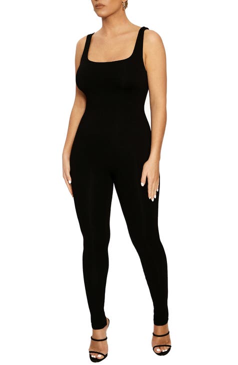 Naked Wardrobe Seamless Jumpsuit - Olive – Classic Chic Couture™