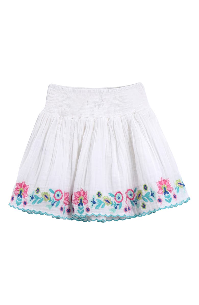 nordstrom.com | Kids' Embroidered Smocked Waist Cotton Skirt