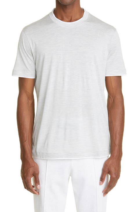 Brunello Cucinelli Short Sleeve Logo T-shirt White at