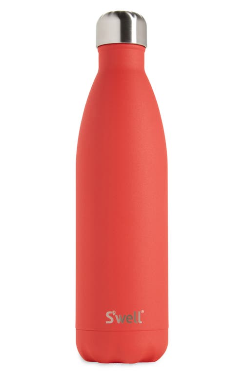 S'Well 25-Ounce Insulated Stainless Steel Water Bottle in Poppy Red at Nordstrom
