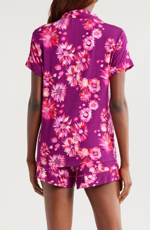Alivia Jenna Shorts Pajamas In Grace's Garden Berry