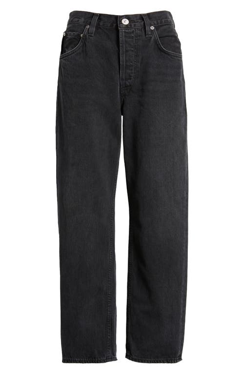 Citizens Of Humanity Black Annina High Rise Wide Leg 33 Jeans In Stonington