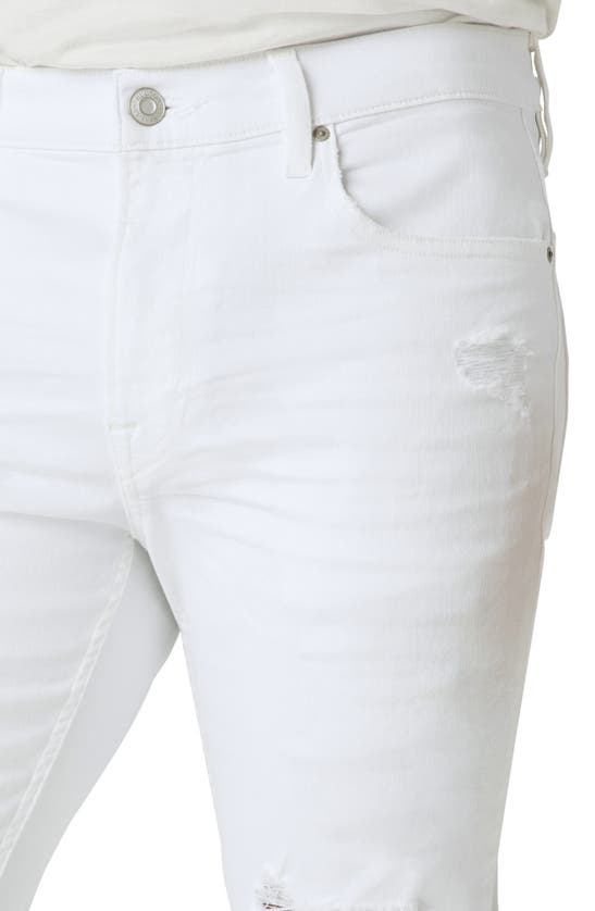 Hudson Super Stretch Skinny Ripped Jeans In Unknown