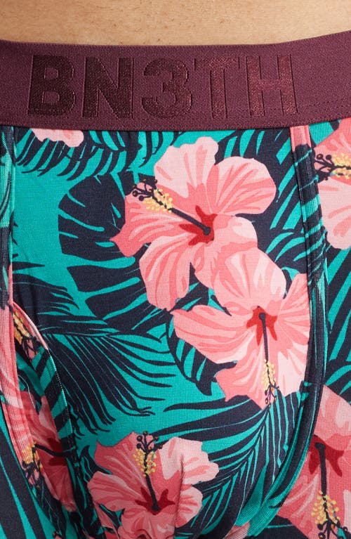 Bn3th Classic Icon Boxer Briefs In Hibiscus Bloom-zesty