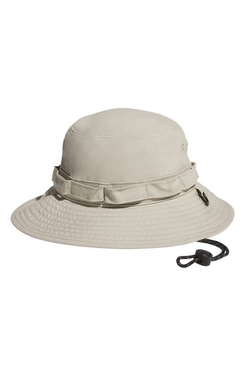 Shop Adidas Originals Adidas Parkview Boonie Bucket Hat In Putty Grey/off White