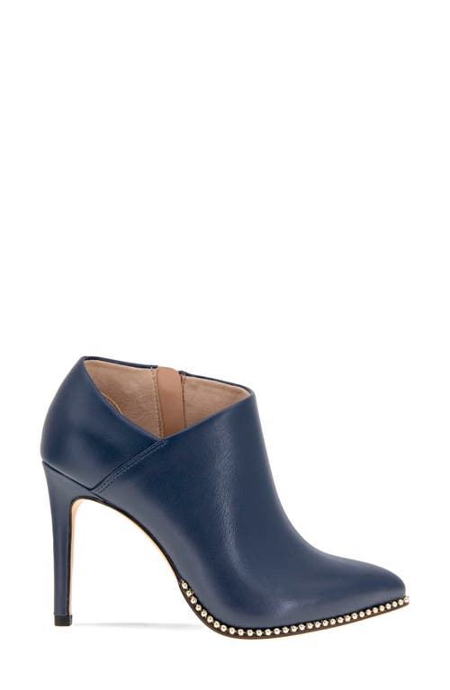 Shop Bcbg Hadix Pointed Toe Bootie In Navy