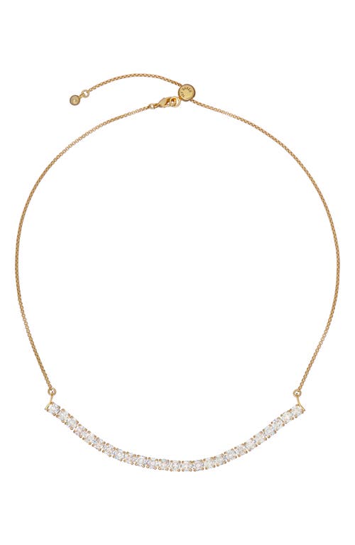 Ted Baker London Mellri Icon Cubic Zirconia Necklace in Gold Tone/Clear Crystal at Nordstrom