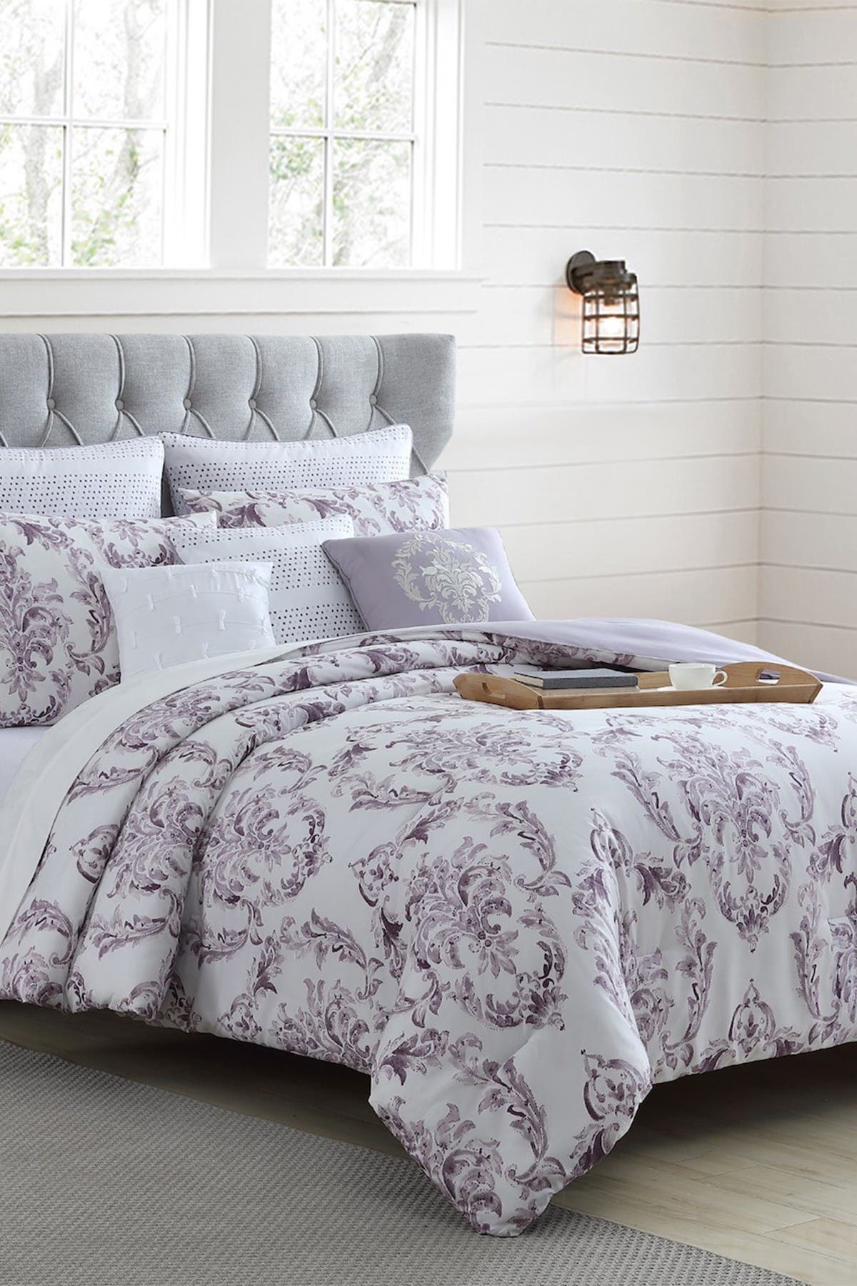 Modern Threads Down Alternative Reversible King Comforter Blue