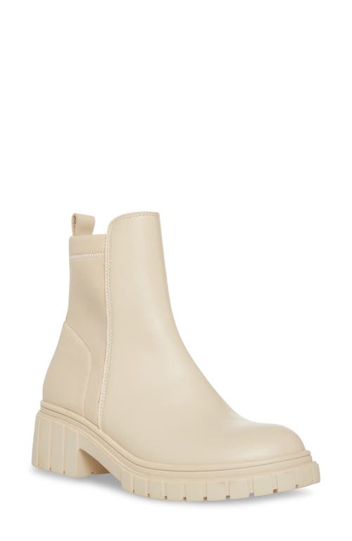 Prestly Waterproof Leather Bootie in Bone