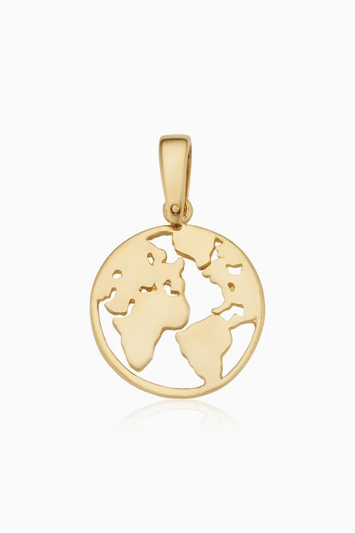 Oradina Women's 14k Yellow Gold Joy To The World Pendant Necklace In Yellow Gold
