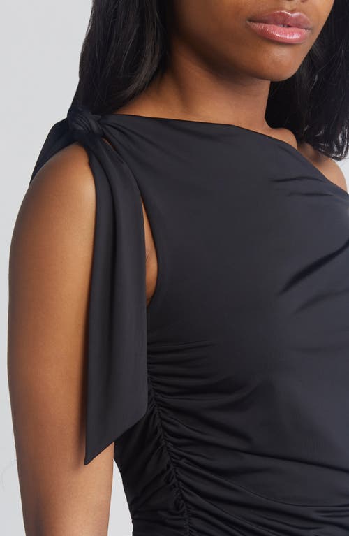 Shop Wayf Say Less Asymmetric Top In Black
