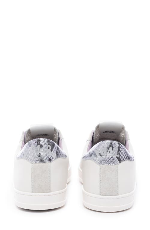 Shop P448 John Low Top Sneaker In White/lilac