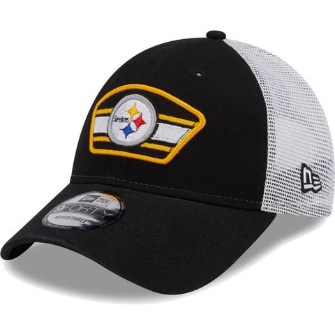 Men's New Era Black Pittsburgh Steelers Super Bowl Patch 59FIFTY