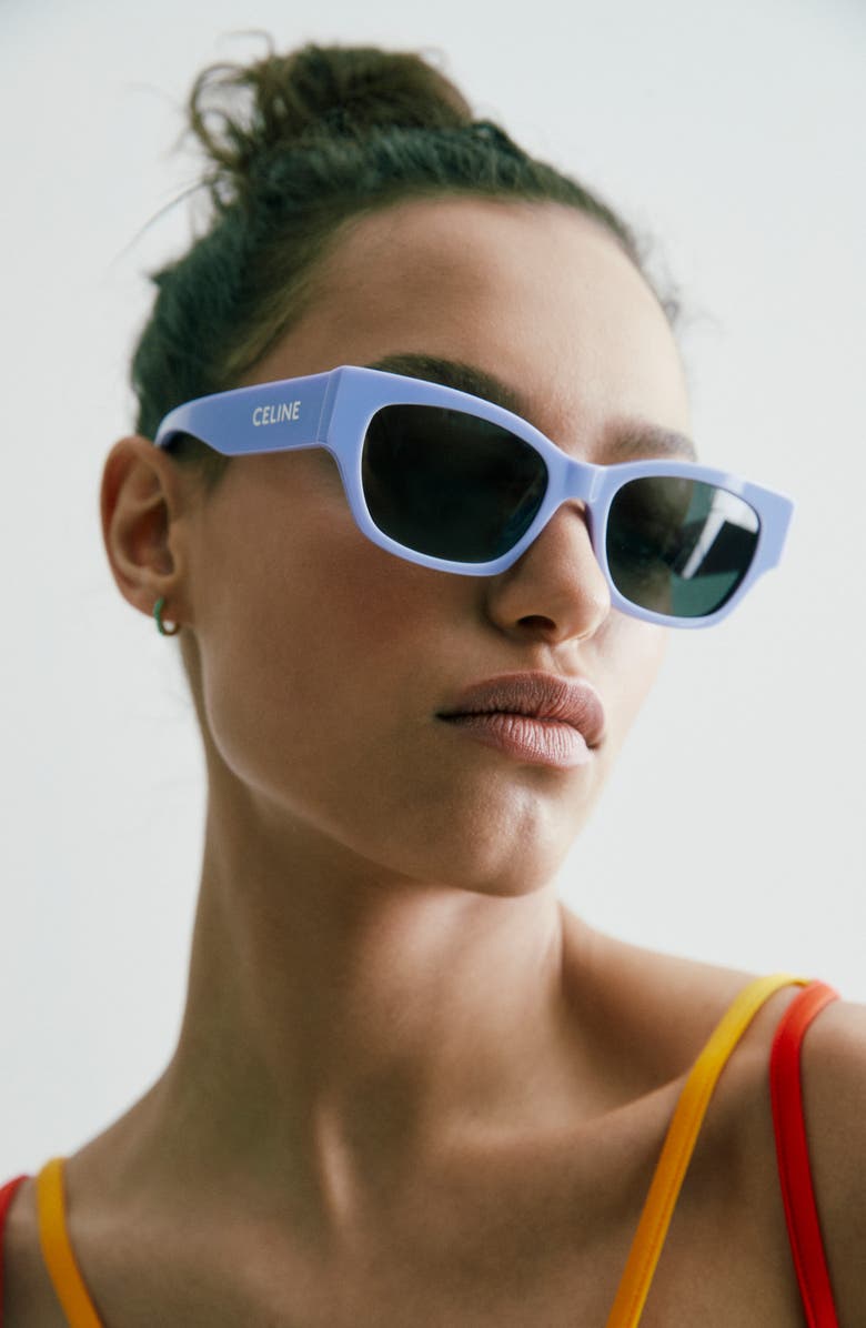 CELINE Monochroms 54mm Cat Eye Sunglasses Nordstrom