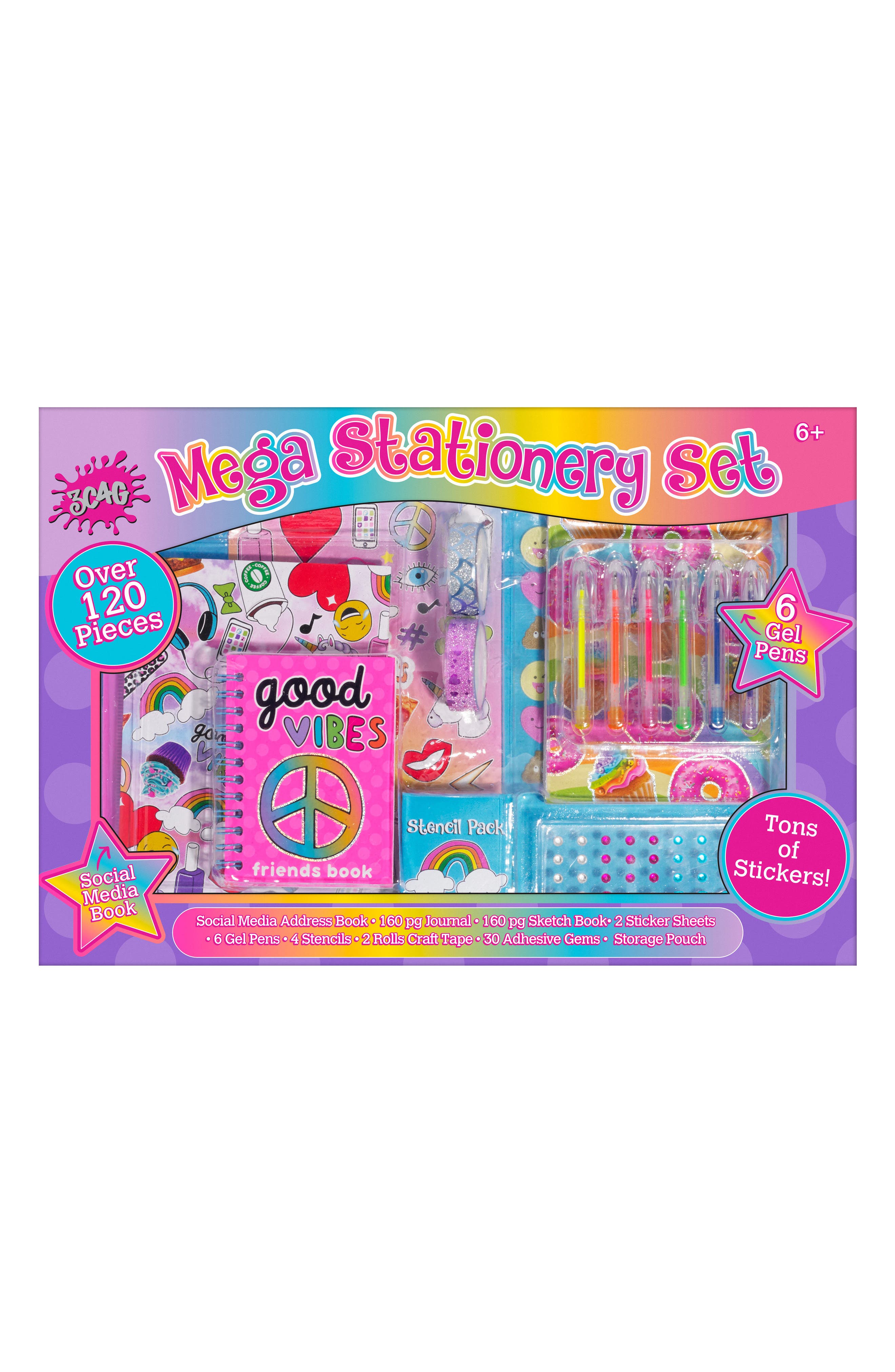 3C4G 120Piece Mega Stationery Set Nordstrom